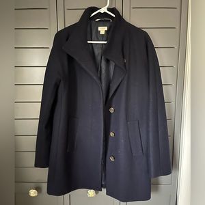 Navy J.Crew factory city coat